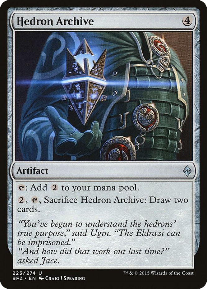 Hedron Archive #223 U - Battle for Zendikar Pokemon card