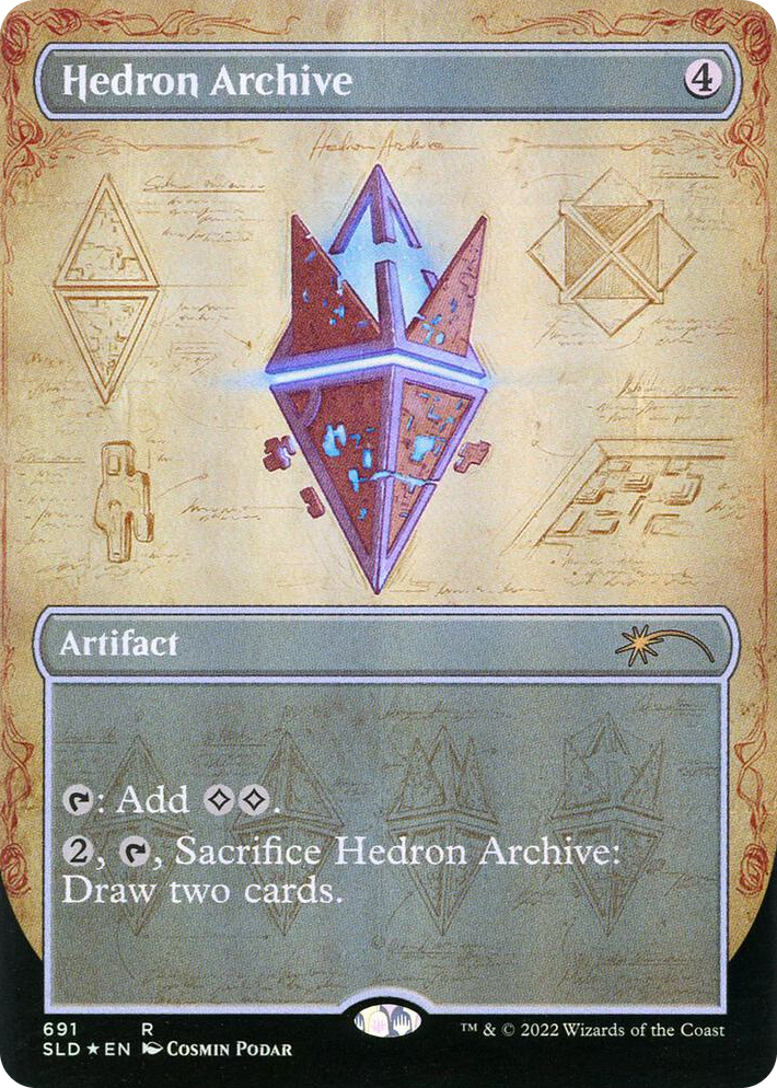 0691 Hedron Archive (Borderless) R Secret Lair Drop Series
