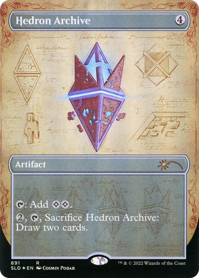 0691 Hedron Archive (Borderless) R Secret Lair Drop Series