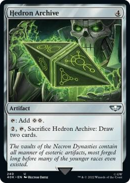 0240 Hedron Archive (Surge Foil) U Universes Beyond: Warhammer 40,000