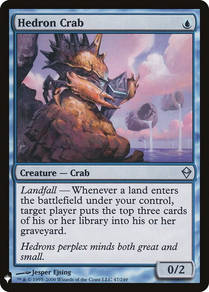 0047 Hedron Crab U The List Reprints