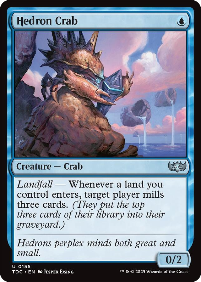 0155 Hedron Crab U Commander: Tarkir: Dragonstorm