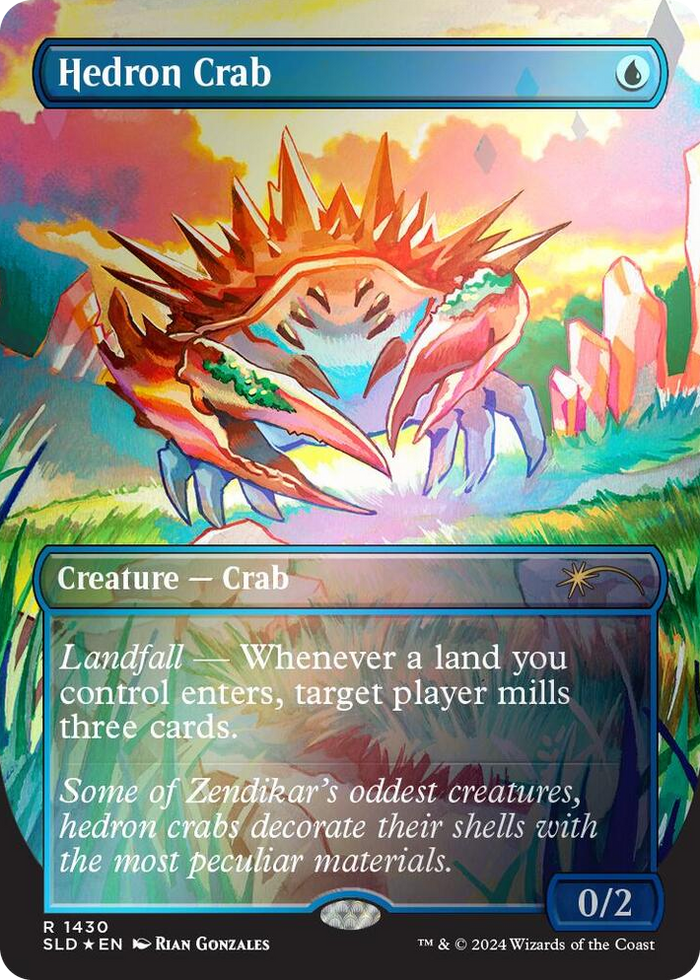 Hedron Crab (Rainbow Foil) #1430 R - Secret Lair Drop Series Pokemon card