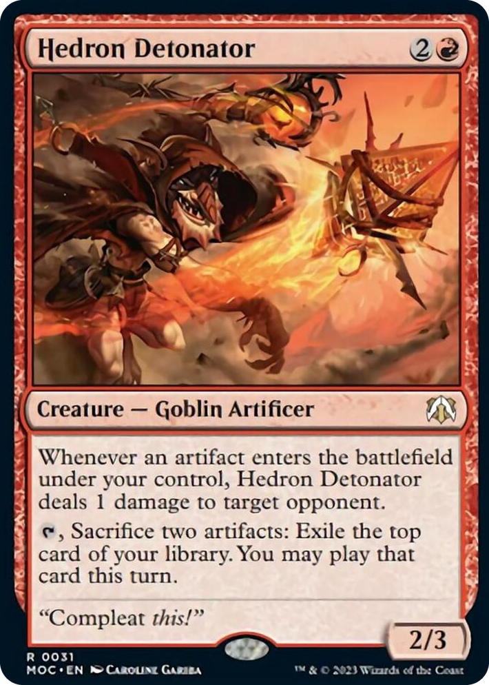 0031 Hedron Detonator R Commander: March of the Machine
