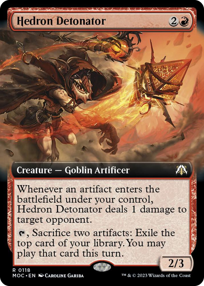 0118 Hedron Detonator (Extended Art) R Commander: March of the Machine