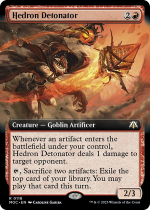 0118 Hedron Detonator (Extended Art) R Commander: March of the Machine