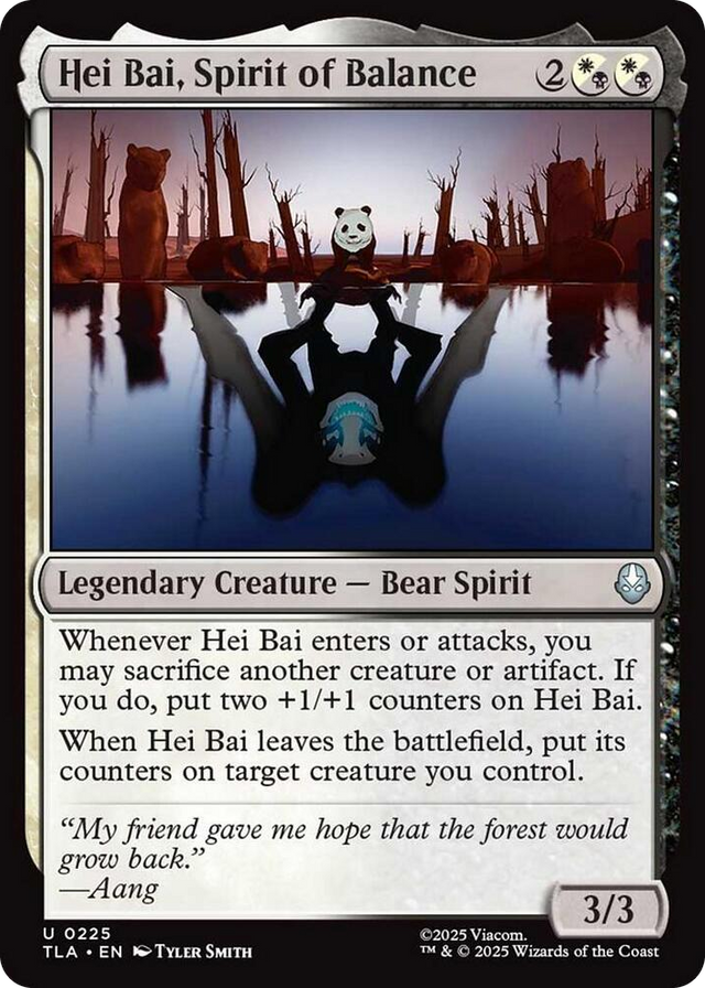 0225 Hei Bai, Spirit of Balance U The Last Airbender