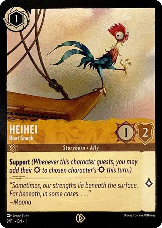 0009 Heihei - Boat Snack Promo Disney Lorcana Promo Cards