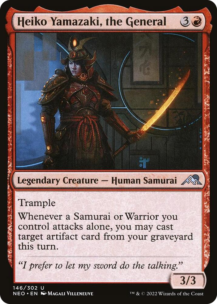 0146 Heiko Yamazaki, the General U Kamigawa: Neon Dynasty