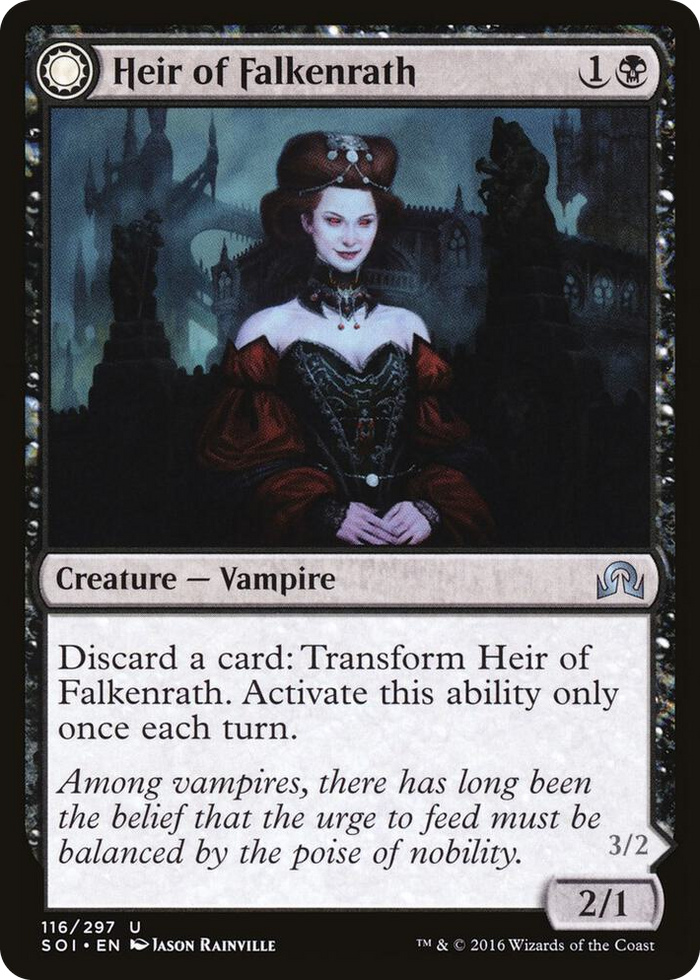 Heir of Falkenrath #116 U - Shadows over Innistrad Pokemon card