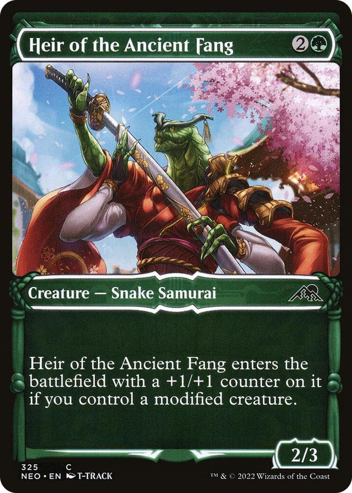 0325 Heir of the Ancient Fang (Showcase) C Kamigawa: Neon Dynasty