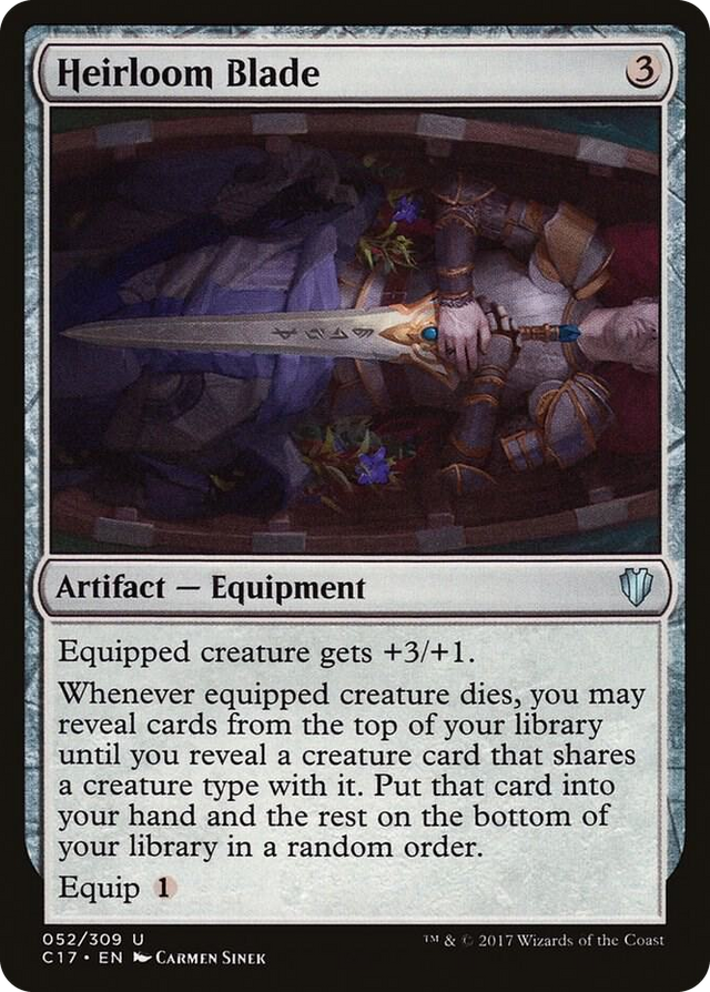 0052 Heirloom Blade U Commander 2017