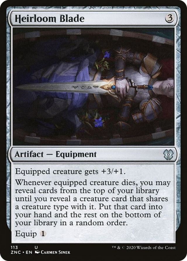 0113 Heirloom Blade U Commander: Zendikar Rising