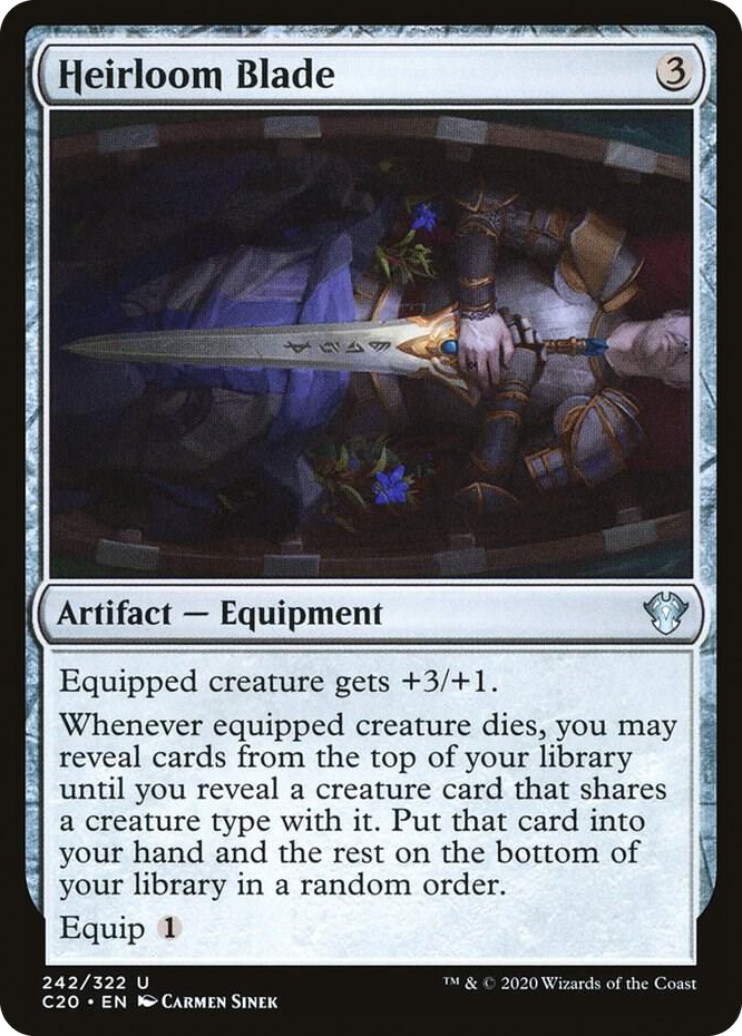 0242 Heirloom Blade U Commander 2020