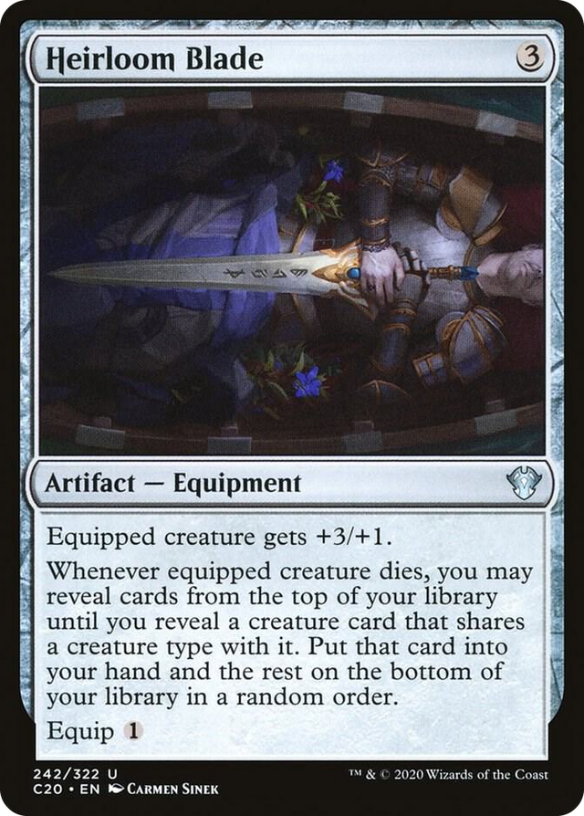 0242 Heirloom Blade U Commander 2020