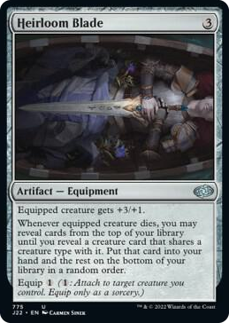 Heirloom Blade #775 U - Jumpstart 2022 Pokemon card