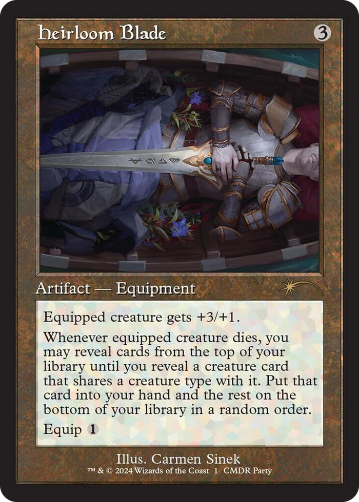 Heirloom Blade (Retro Frame) #1 R - WPN & Gateway Promos Pokemon card