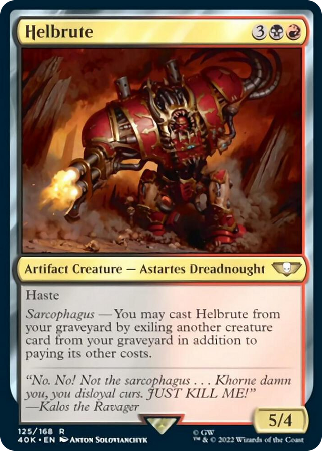 0125 Helbrute R Universes Beyond: Warhammer 40,000