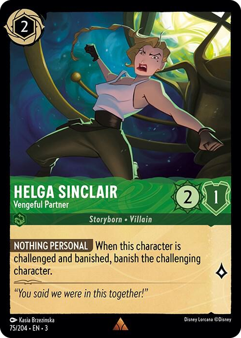 0075 Helga Sinclair - Vengeful Partner Rare Into the Inklands