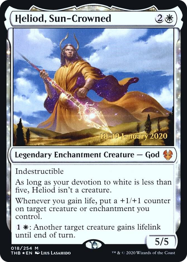 0018 Heliod, Sun-Crowned M Prerelease Cards