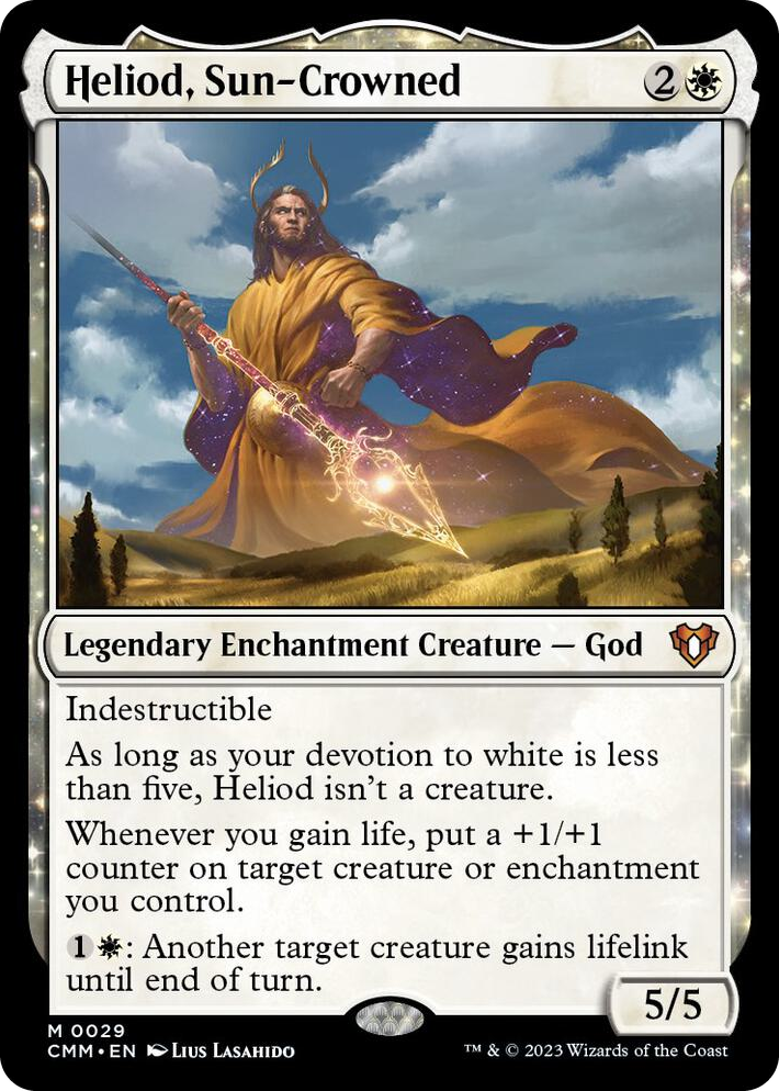 0029 Heliod, Sun-Crowned M Commander Masters