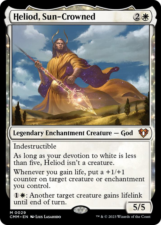 0029 Heliod, Sun-Crowned M Commander Masters