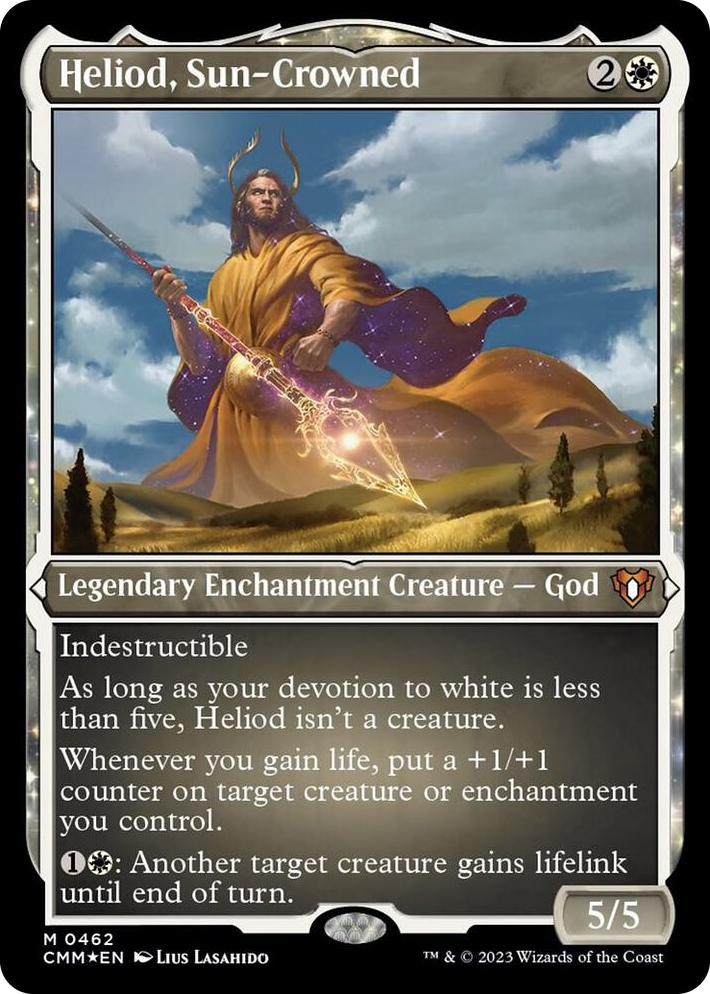 0462 Heliod, Sun-Crowned (Foil Etched) M Commander Masters
