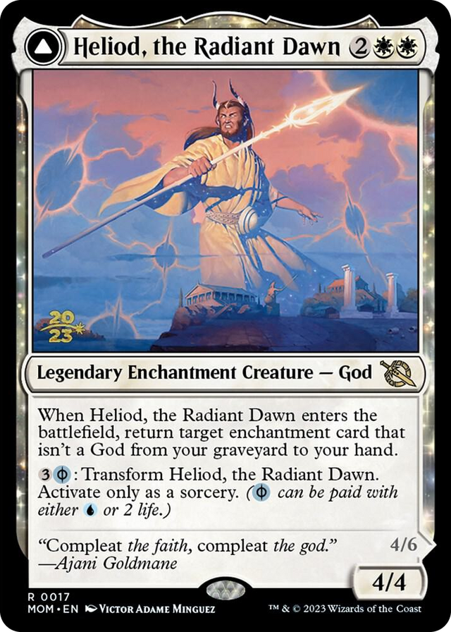 0017 Heliod, the Radiant Dawn R Prerelease Cards