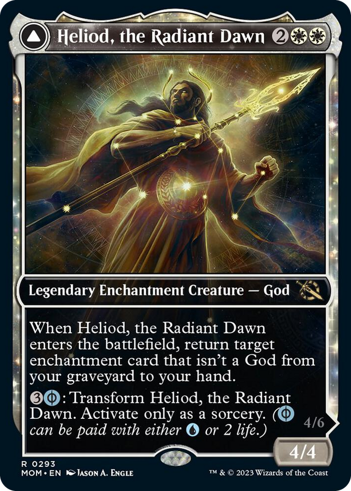 Heliod, the Radiant Dawn (Showcase) #293 R - March of the Machine Pokemon card
