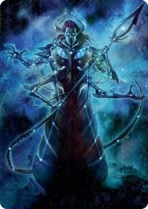 0060 Heliod, the Warped Eclipse Art Card S Art Series: March of the Machine