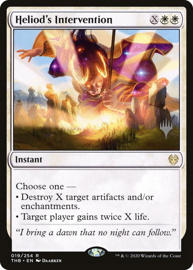 0019 Heliod's Intervention R Promo Pack: Theros Beyond Death
