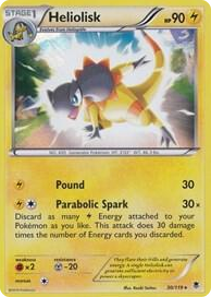 0030 Heliolisk - 30/119 (XY Phantom Forces) Rare Deck Exclusives