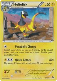 0037 Heliolisk - 37/106 (XY Flashfire) Holo Rare Deck Exclusives