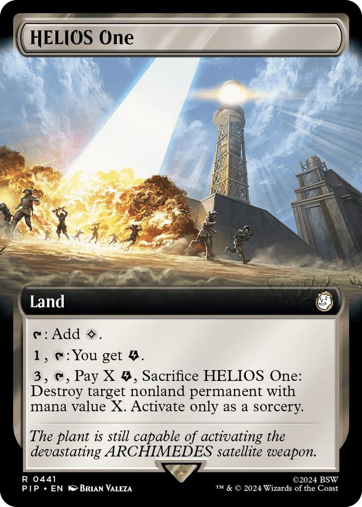 0441 HELIOS One (Extended Art) R Universes Beyond: Fallout