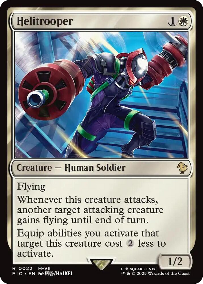 Helitrooper #22 R - Commander: FINAL FANTASY Pokemon card