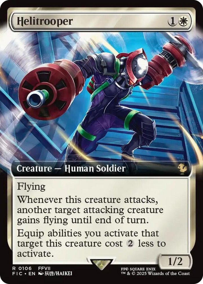 Helitrooper (Extended Art) #106 R - Commander: FINAL FANTASY Pokemon card
