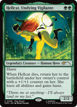 0006 Hellcat, Undying Vigilante P Standard Showdown Promos