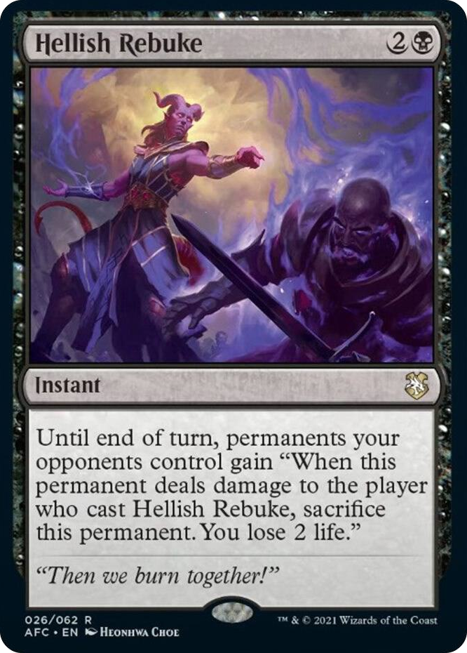 0026 Hellish Rebuke R Commander: Adventures in the Forgotten Realms