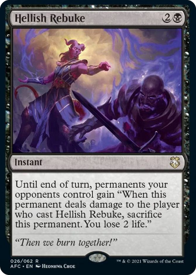 0026 Hellish Rebuke R Commander: Adventures in the Forgotten Realms