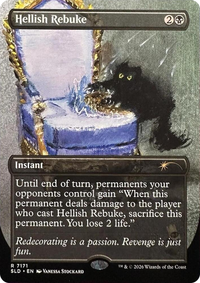 Hellish Rebuke #7171 R - Secret Lair Drop Series Pokemon card