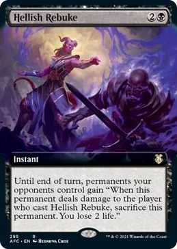 0295 Hellish Rebuke (Extended Art) R Commander: Adventures in the Forgotten Realms