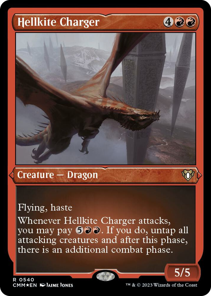 0540 Hellkite Charger (Foil Etched) R Commander Masters
