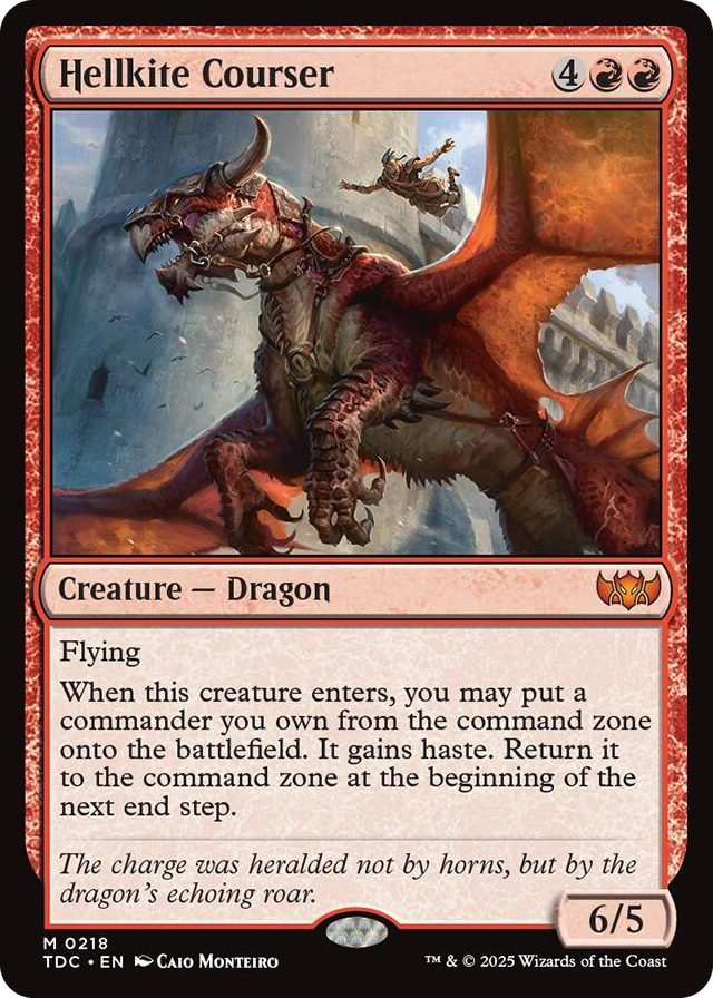 0218 Hellkite Courser M Commander: Tarkir: Dragonstorm