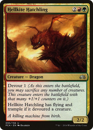 0095 Hellkite Hatchling U Planechase Anthology