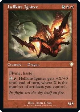0117 Hellkite Igniter (Retro Frame) R Commander: The Brothers' War