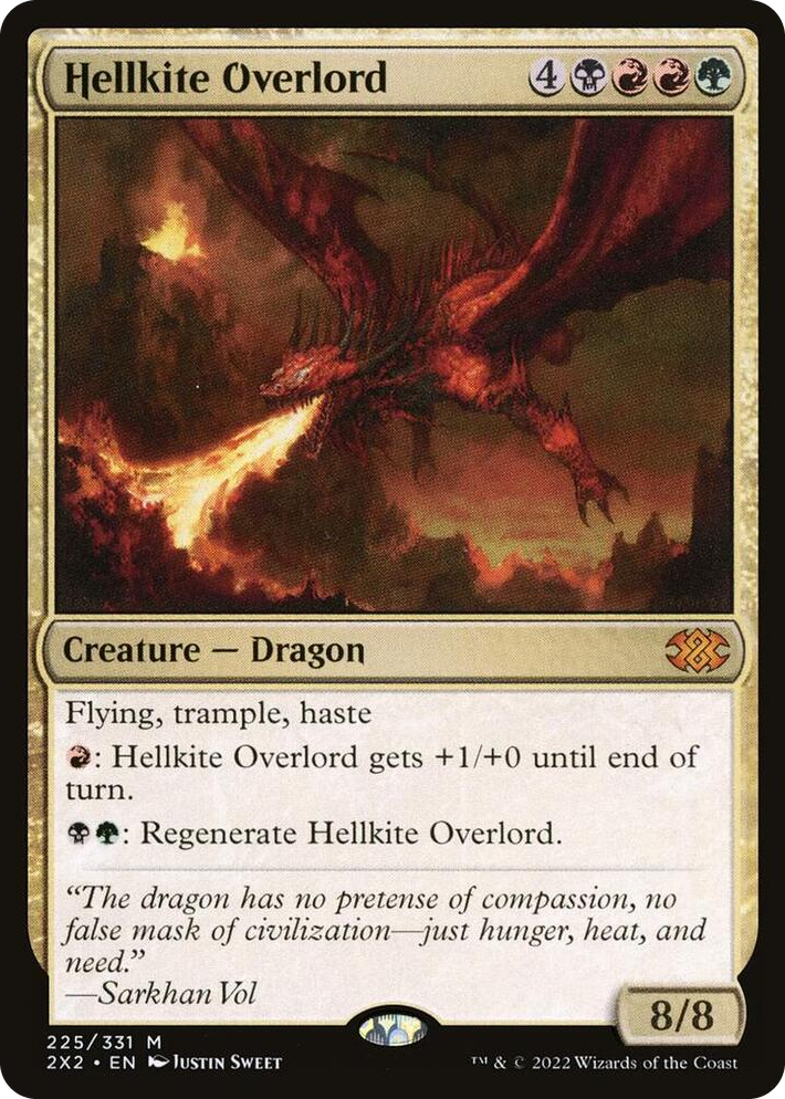 0225 Hellkite Overlord M Double Masters 2022