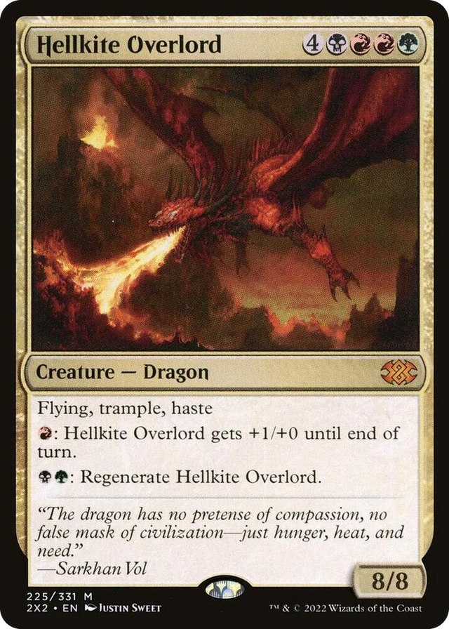 0225 Hellkite Overlord M Double Masters 2022