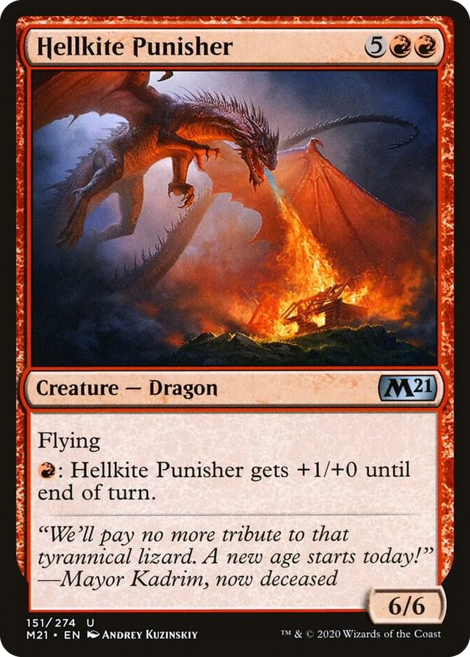 0151 Hellkite Punisher U Core Set 2021
