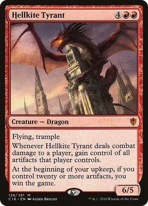 0128 Hellkite Tyrant M Commander 2016