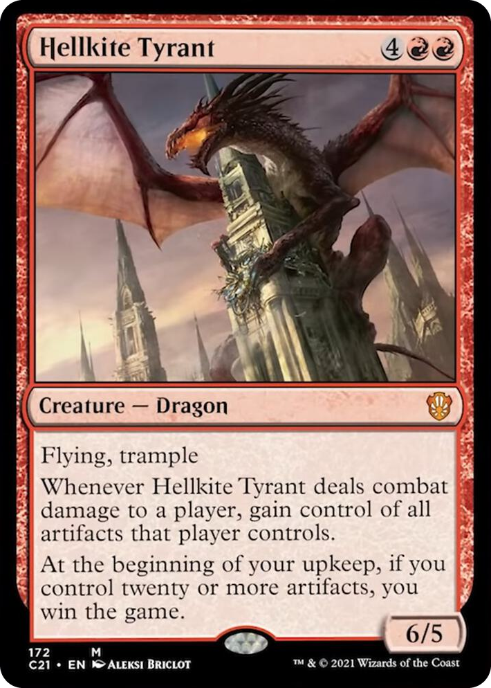 0172 Hellkite Tyrant M Commander 2021